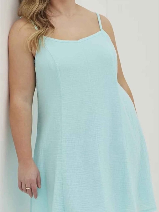 torrid Dresses & Skirts - torrid light blue textured midi dress